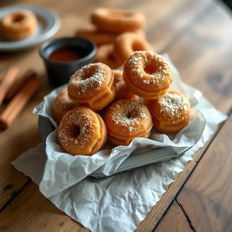 Close up photo of How to make Disney's Churro Bites at home